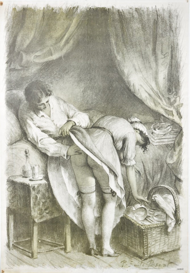 The Laundress av Paul Émile Bécat