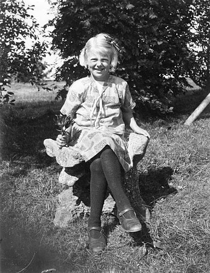 Farmor i Handog omkring 1928. Bild P16982. Fotograf: Nils Parmsund/Stiftelsen Jamtlis fotosamlingar.